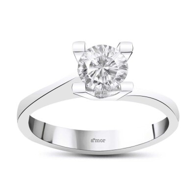 0.50 Karat Pırlanta Tektaş Yüzük - HRD/IDL Sertifikalı - 4