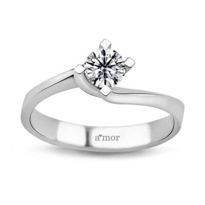 0.50 Karat Pırlanta Tektaş Yüzük - HRD/IDL Sertifikalı - 1