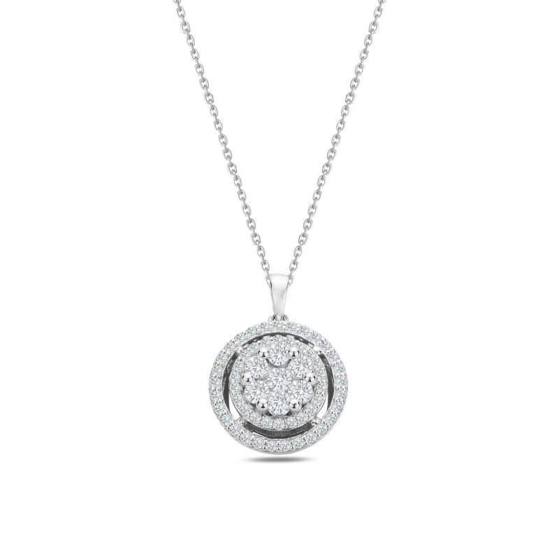 0.53 Karat Coronet Pırlanta Kolye - IDL Sertifikalı - 1