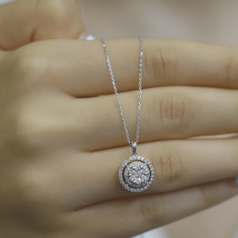 0.53 Karat Coronet Pırlanta Kolye - IDL Sertifikalı - 2
