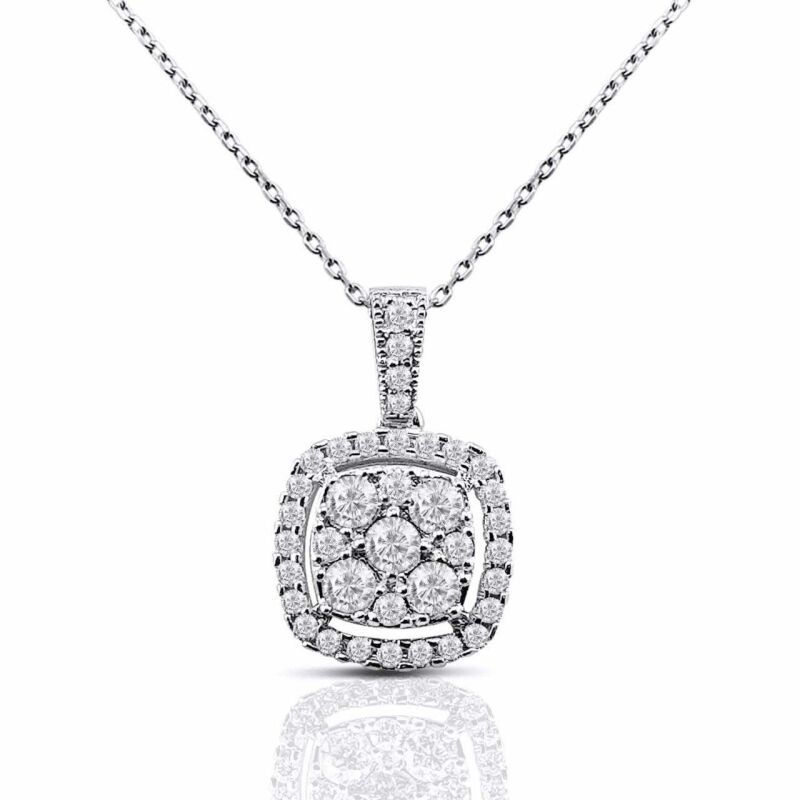 0.53 Karat Pırlanta Coronet Kolye - IDL Sertifikalı - 1