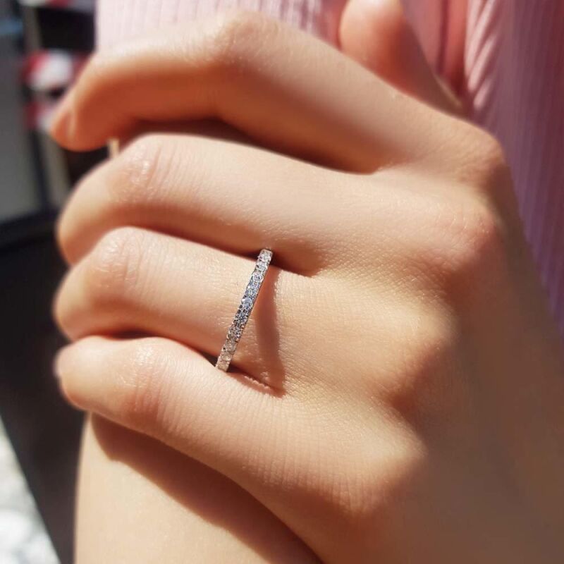 0.55 Karat Pırlanta Tamtur Yüzük - IDL Sertifikalı - 3