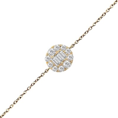 0.56 Karat Pırlanta Baget Bileklik - IDL Sertifikalı - 1
