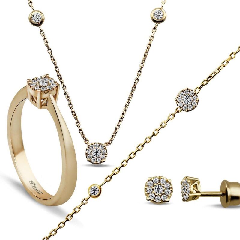 0.59 Karat Coronet Pırlanta Set - IDL Sertifikalı - 1