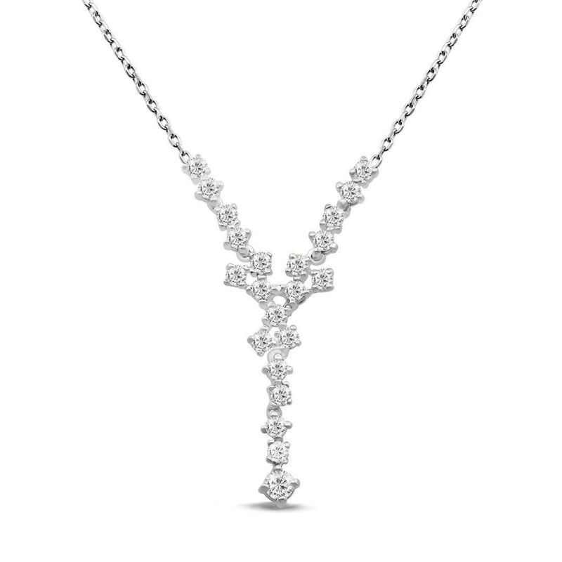 0.59 Karat Pırlanta Fantezi Kolye - IDL Sertifikalı - 1