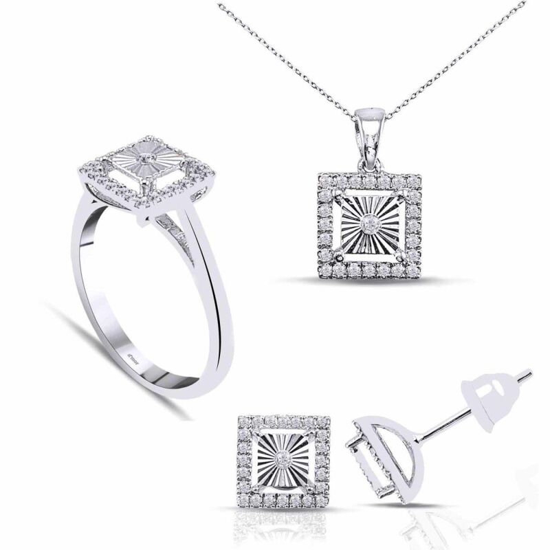 0.60 Karat Fantezi Pırlanta Set - IDL Sertifikalı - 1
