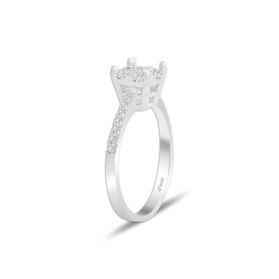 0.62 Karat Pırlanta Coronet Yüzük - IDL Sertifikalı - 2