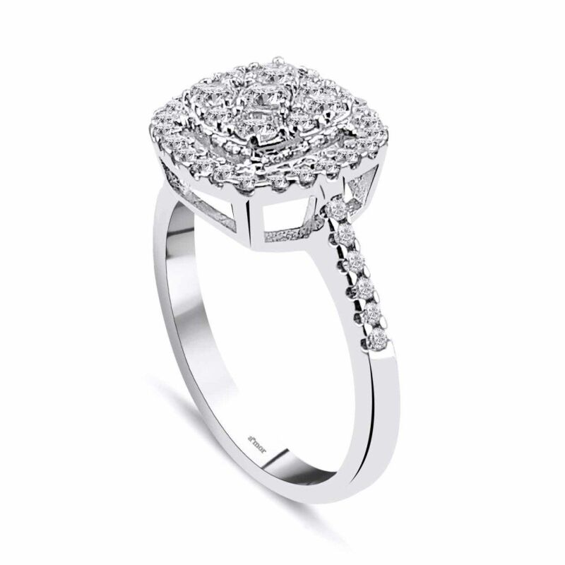 0.65 Karat Pırlanta Coronet Yüzük - IDL Sertifikalı - 2