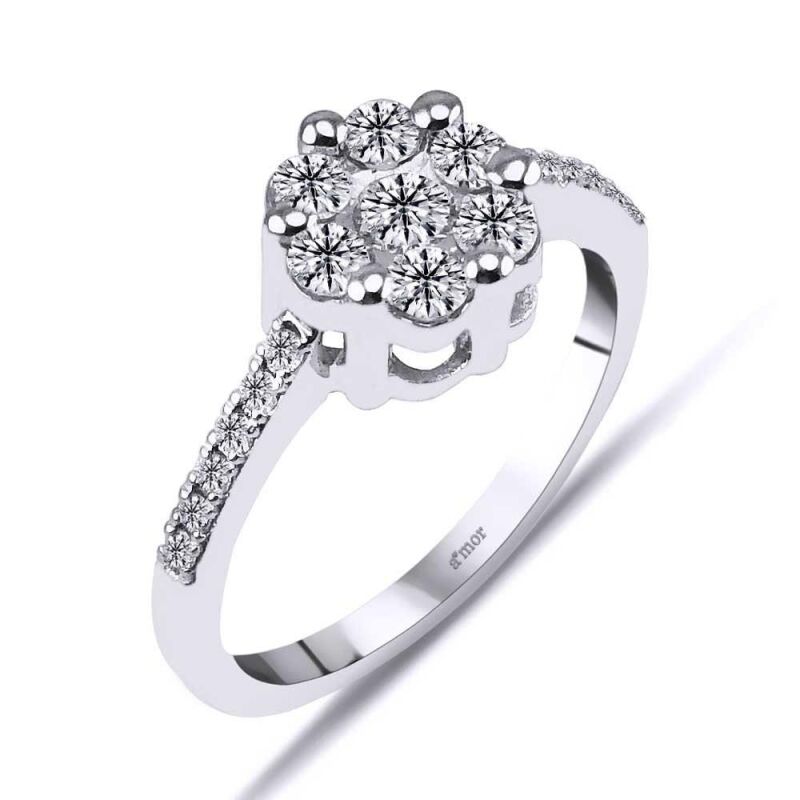 0.65 Karat Pırlanta Coronet Yüzük - IDL Sertifikalı - 2