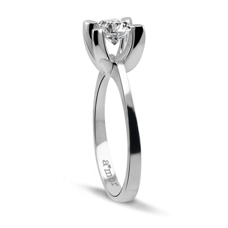 0.65 Karat Pırlanta Tektaş Yüzük - HRD/IDL Sertifikalı - 2