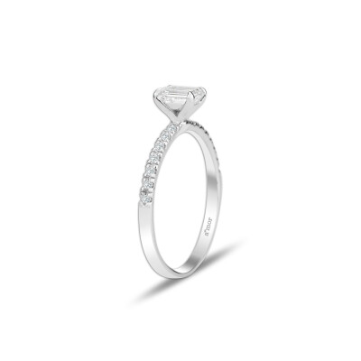 0.66 Karat Pırlanta Emerald Yüzük - IDL Sertifikalı - 2