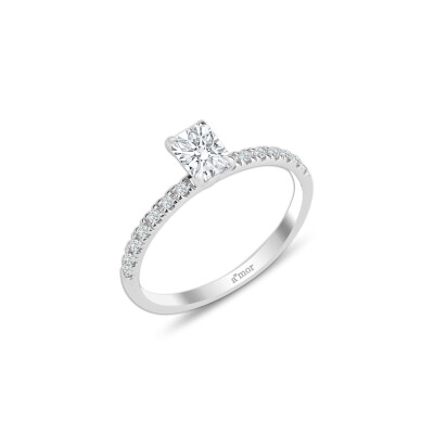 0.66 Karat Pırlanta Emerald Yüzük - IDL Sertifikalı - 1