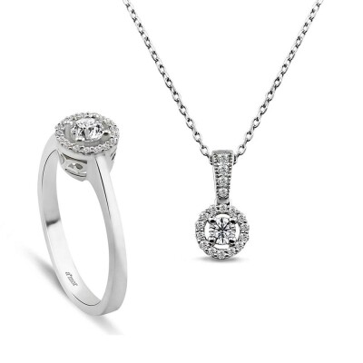 0.71 Karat Fantezi Pırlanta Set - IDL Sertifikalı - 1