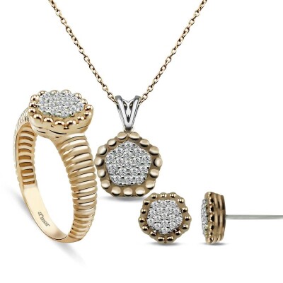 0.72 Karat Fantezi Pırlanta Set - IDL Sertifikalı - 1