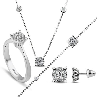 0.81 Karat Coronet Pırlanta Set - IDL Sertifikalı - 1