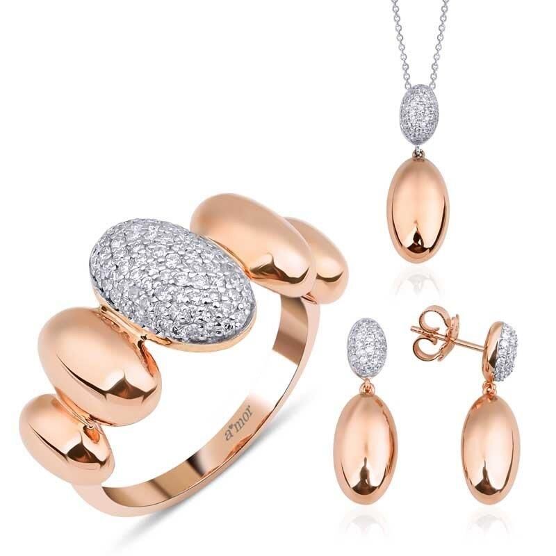 1.00 Karat Fantezi Pırlanta Set - IDL Sertifikalı - 1