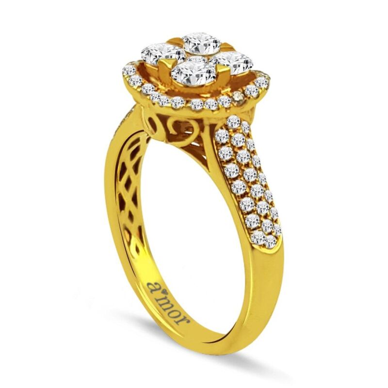 1.00 Karat Pırlanta Fantezi Yüzük - IDL Sertifikalı - 2
