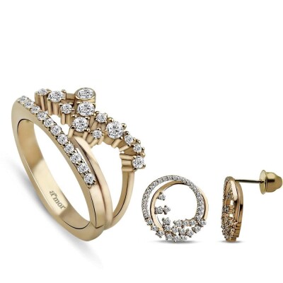 1.01 Karat Fantezi Pırlanta Set - IDL Sertifikalı - 1