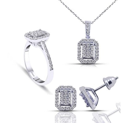 1.08 Karat Coronet Pırlanta Set - IDL Sertifikalı - 1