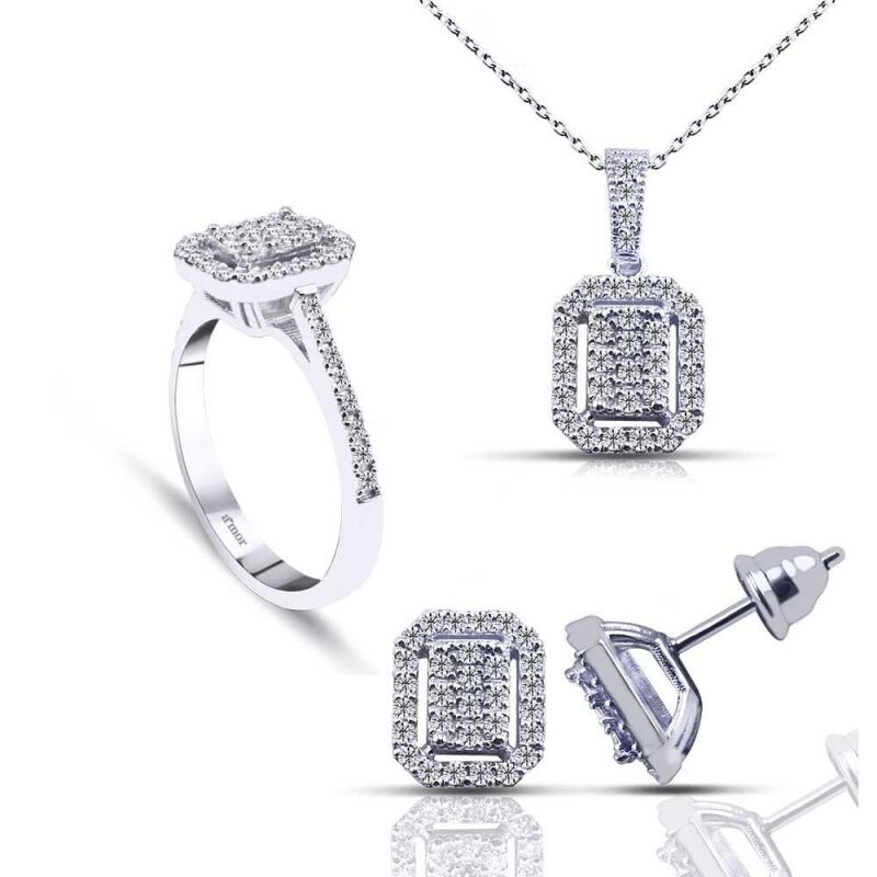 1.08 Karat Coronet Pırlanta Set - IDL Sertifikalı - 1