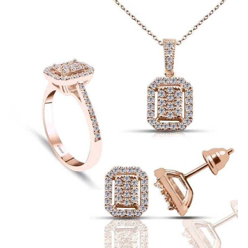 1.08 Karat Coronet Pırlanta Set - IDL Sertifikalı - 1