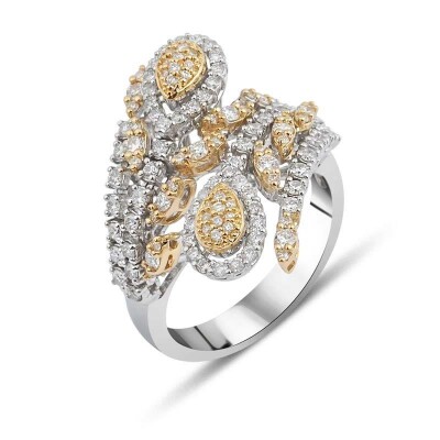 1.10 Karat Pırlanta Fantezi Yüzük - IDL Sertifikalı - 1