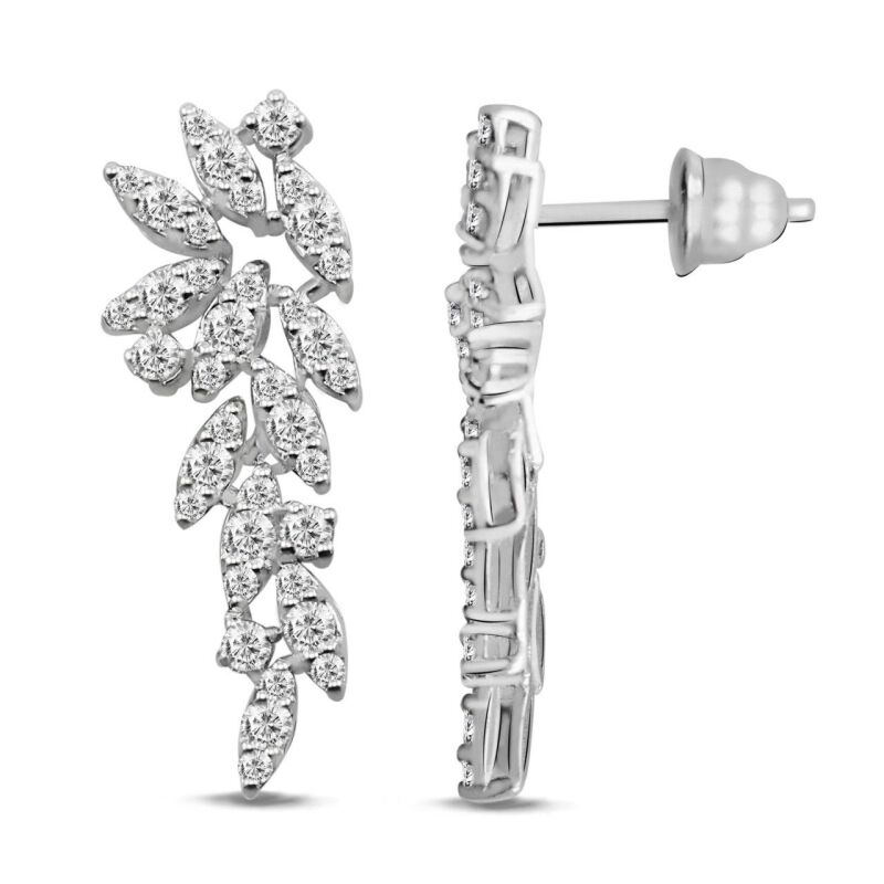 1.12 Karat Pırlanta Fantezi Küpe - IDL Sertifikalı - 1
