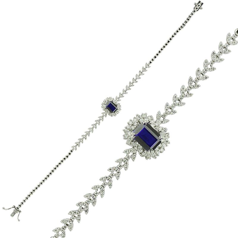 11.75 Karat Safir Pırlanta Set - IDL Sertifikalı - 2
