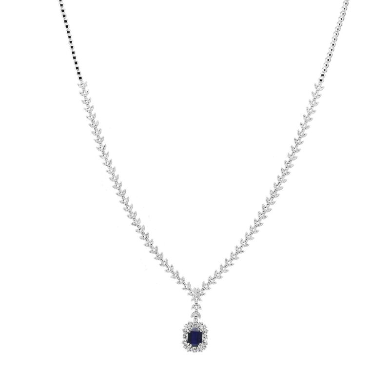 11.75 Karat Safir Pırlanta Set - IDL Sertifikalı - 3
