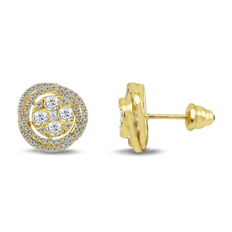 1.19 Karat Coronet Pırlanta Küpe - IDL Sertifikalı - 1