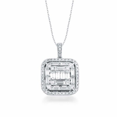 1.21 Karat Pırlanta Baget Kolye - IDL Sertifikalı - 1