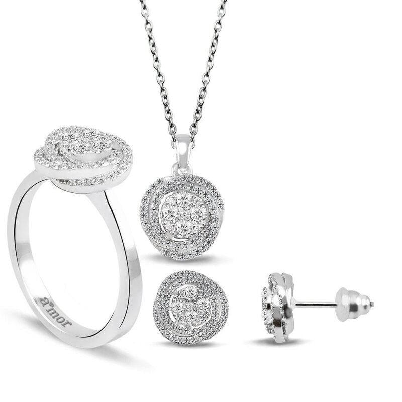 1.28 Karat Pırlanta Olimpiyat Fantezi Set - IDL Sertifikalı - 1