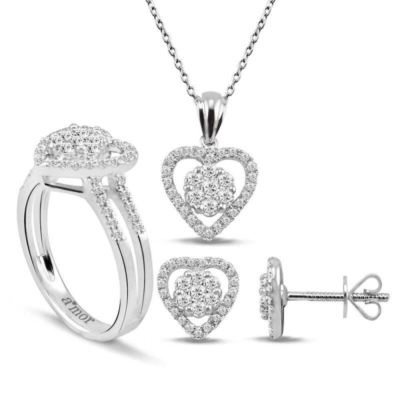 1.32 Karat Fantezi Pırlanta Set - IDL Sertifikalı - 1