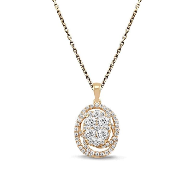 1.35 Karat Coronet Pırlanta Kolye - IDL Sertifikalı - 1