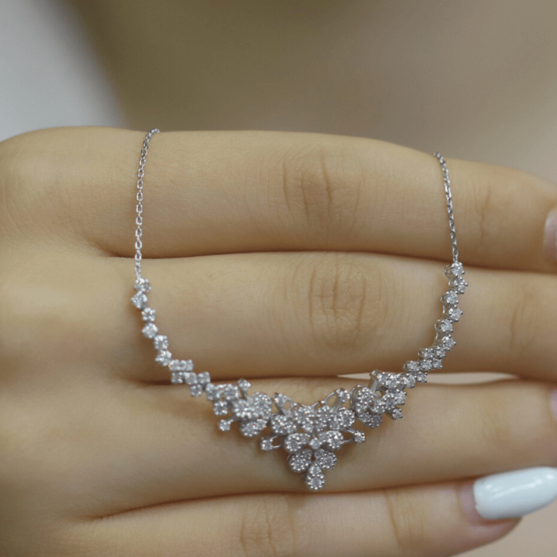 1.40 Karat Pırlanta Fantezi Kolye - IDL Sertifikalı - 2
