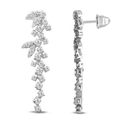 1.42 Karat Pırlanta Fantezi Küpe - IDL Sertifikalı - 1
