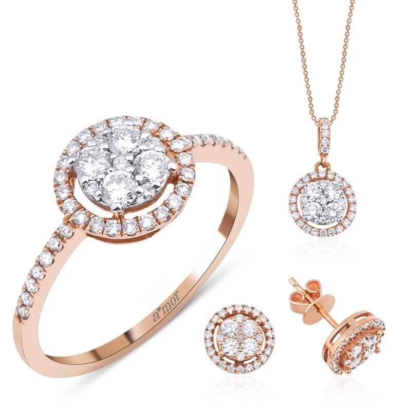 1.63 Karat Fantezi Pırlanta Set - IDL Sertifikalı - 1