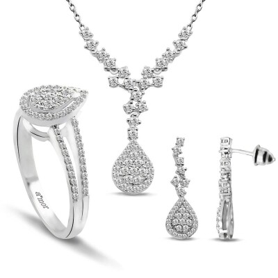 1.67 Karat Fantezi Pırlanta Set - IDL Sertifikalı - 1