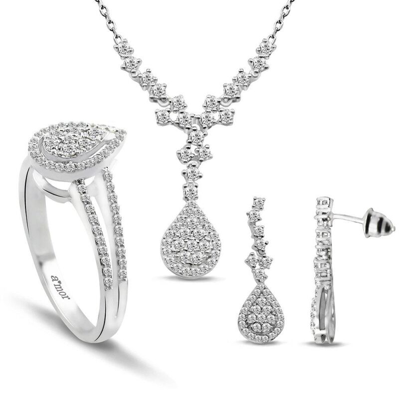 1.67 Karat Fantezi Pırlanta Set - IDL Sertifikalı - 1