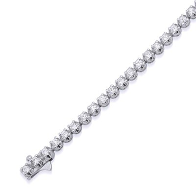 1.73 Karat Pırlanta Su Yolu Bileklik - IDL Sertifikalı - 1