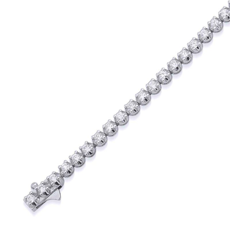 1.73 Karat Pırlanta Su Yolu Bileklik - IDL Sertifikalı - 1