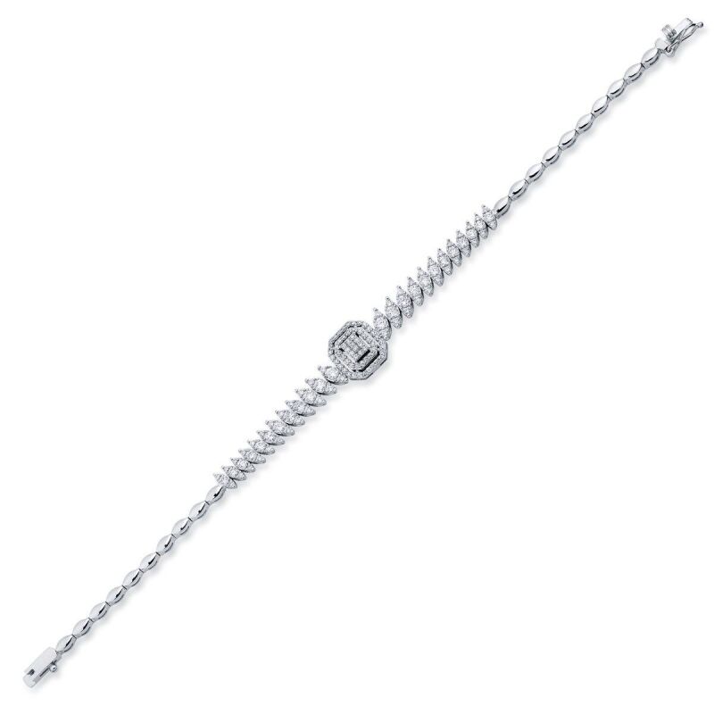 1.80 Karat Pırlanta Fantezi Bileklik - IDL Sertifikalı - 2