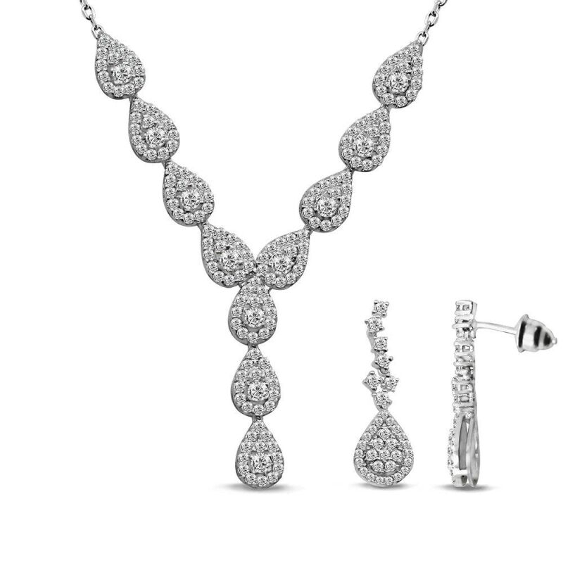 2.04 Karat Pırlanta Gerdanlık Fantezi Set - IDL Sertifikalı - 1