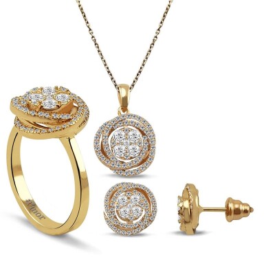 2.39 Karat Pırlanta Olimpiyat Fantezi Set - IDL Sertifikalı - 1