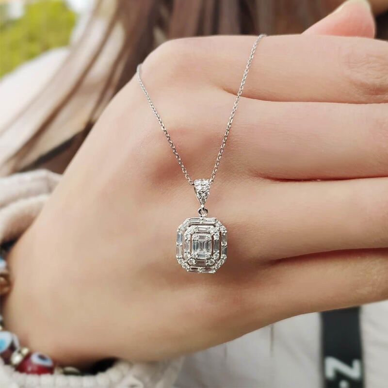 2.44 Karat Baget Pırlanta Set - IDL Sertifikalı - 2