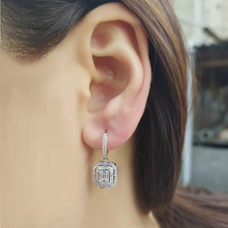 2.44 Karat Baget Pırlanta Set - IDL Sertifikalı - 4
