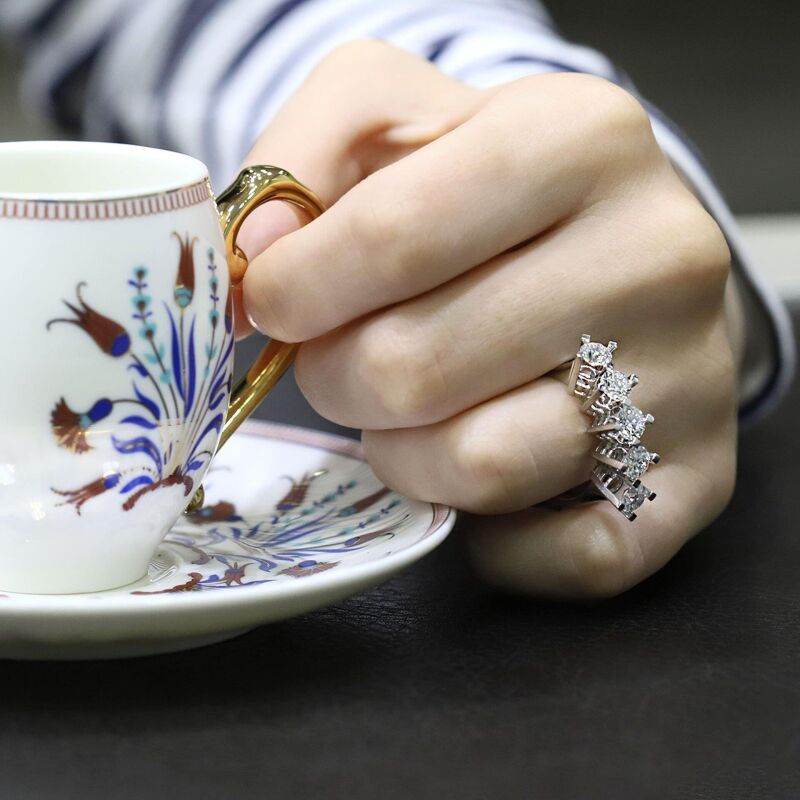 2.50 Karat Pırlanta Beştaş Yüzük - IDL Sertifikalı - 3