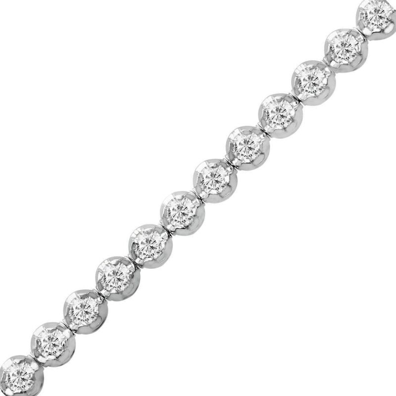 2.60 Karat Pırlanta Su Yolu Bileklik - IDL Sertifikalı - 1