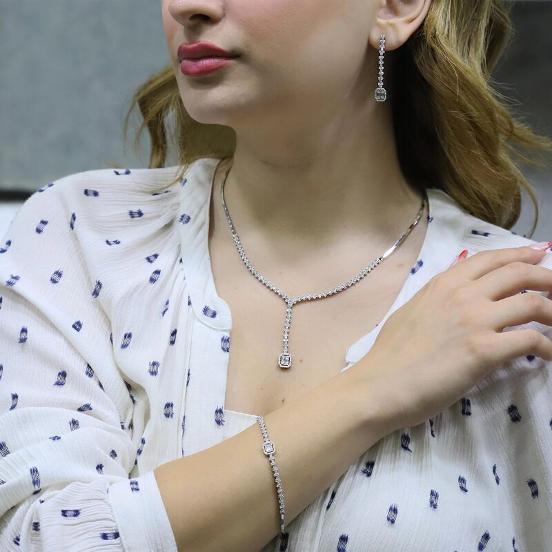 2.75 Karat Baget Pırlanta Set - IDL Sertifikalı - 5