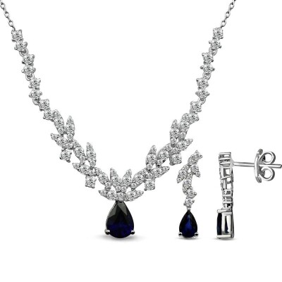 2.97 Karat Safir Pırlanta Set - IDL Sertifikalı - 1